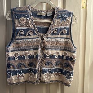 Sigrid Olsen Beachy Sweater Vest